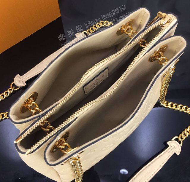 LV包 lv女包 Surene BB手袋 同色Monogram印花 金色鏈式手柄 LV新款鏈條包 LV肩背包  ydh3431